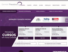 Tablet Screenshot of cursosdanielatheodoro.com